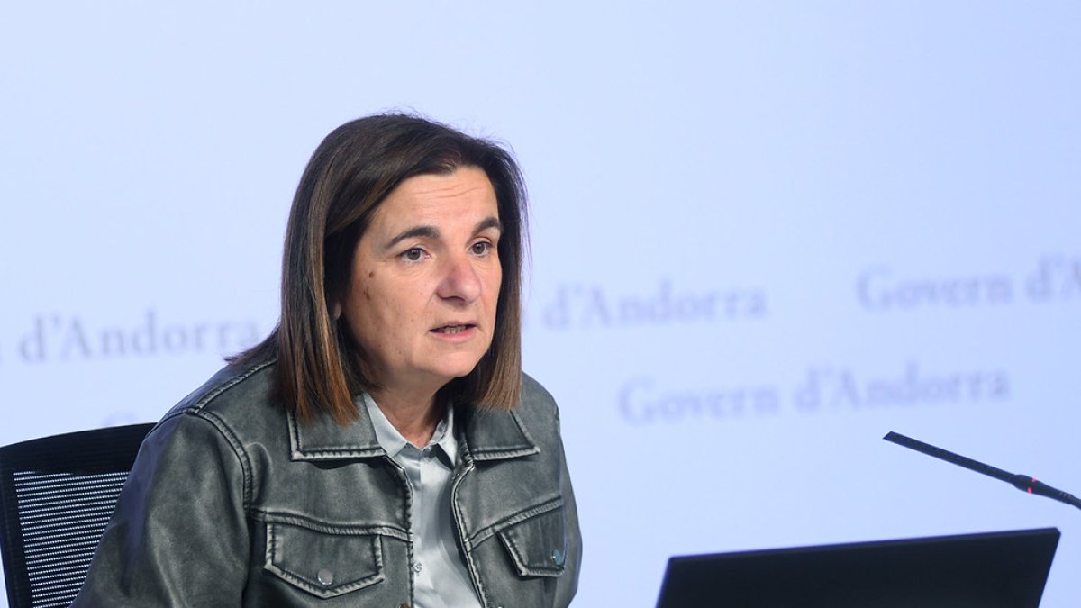 La ministra Trini Marín.