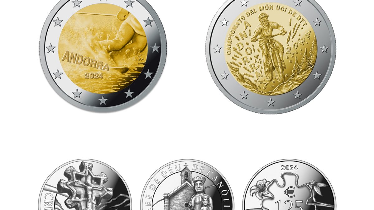 Les monedes commemoratives que es van encunyar el 2024.