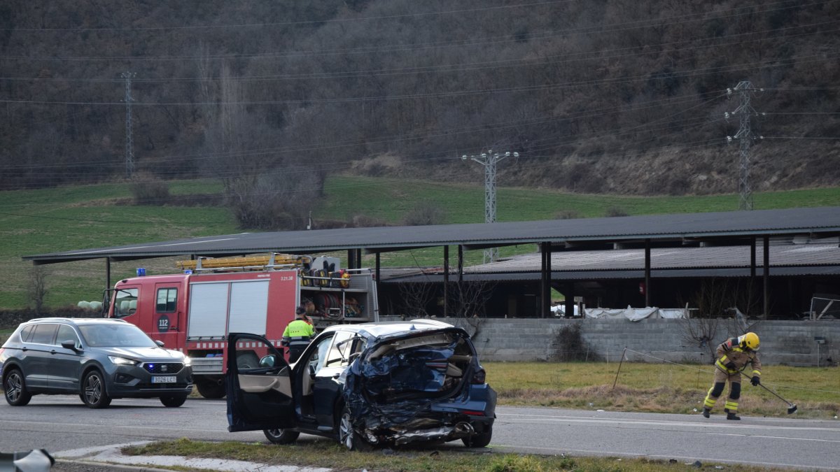 El cotxe accidentat
