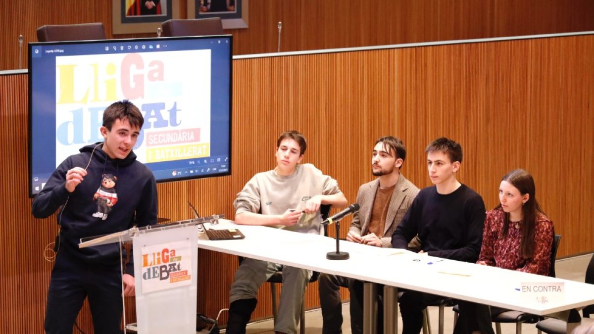 Primera jornada de la Lliga de Debat.