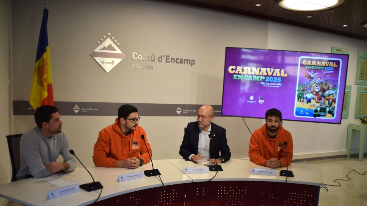 Presentació dels actes del carnaval d'Encamp