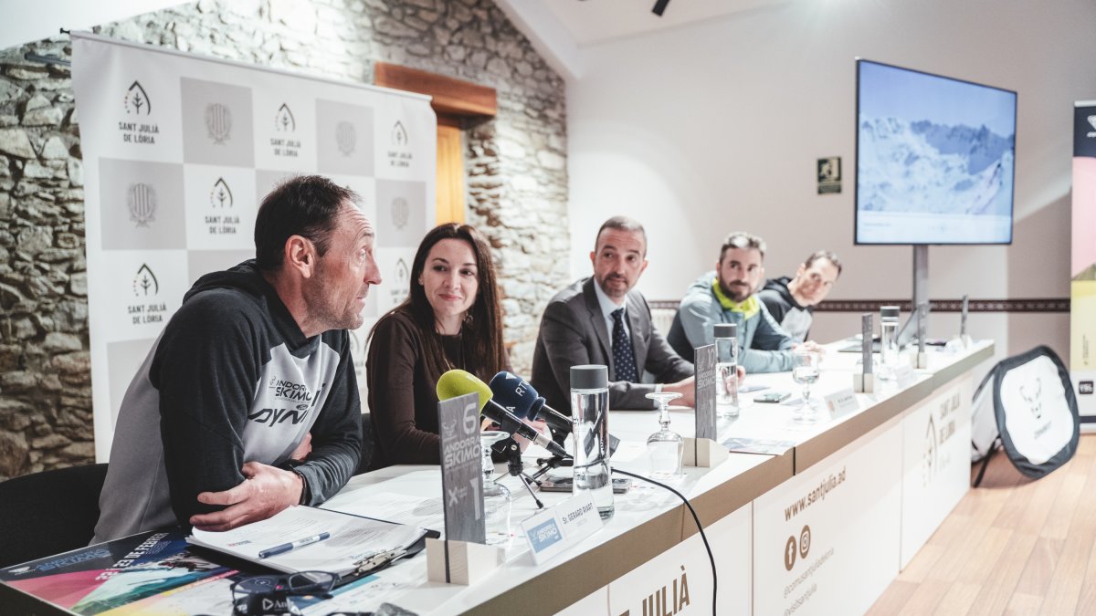 Presentació de la Dynafit Andorra Skimo, ahir.