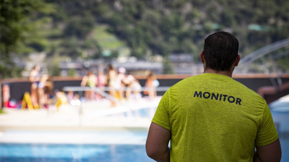 Un monitor del comú d'Andorra la Vella