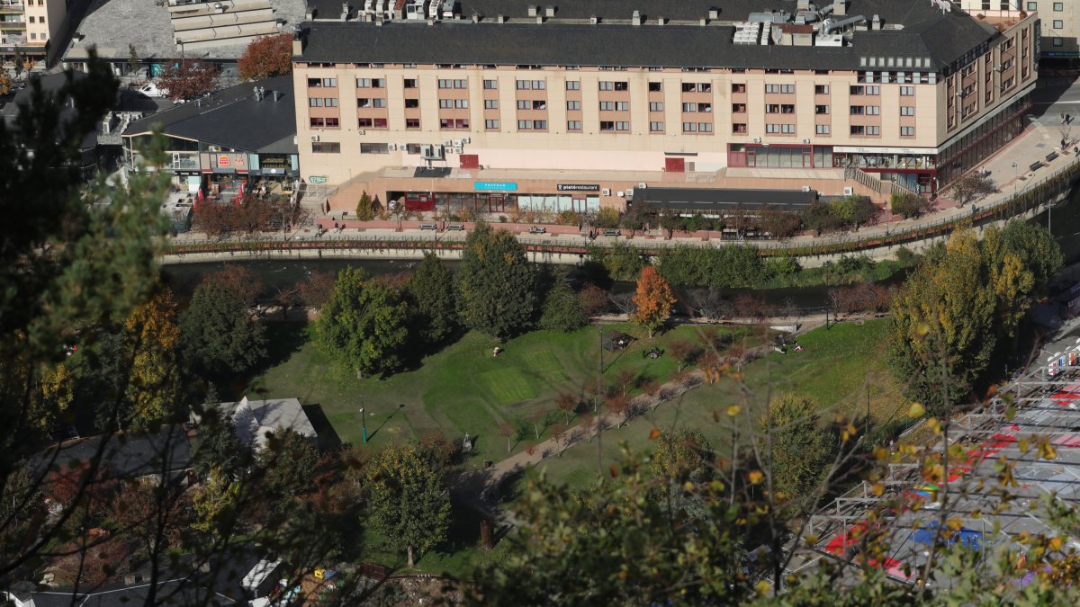 Vista general del Parc Central.