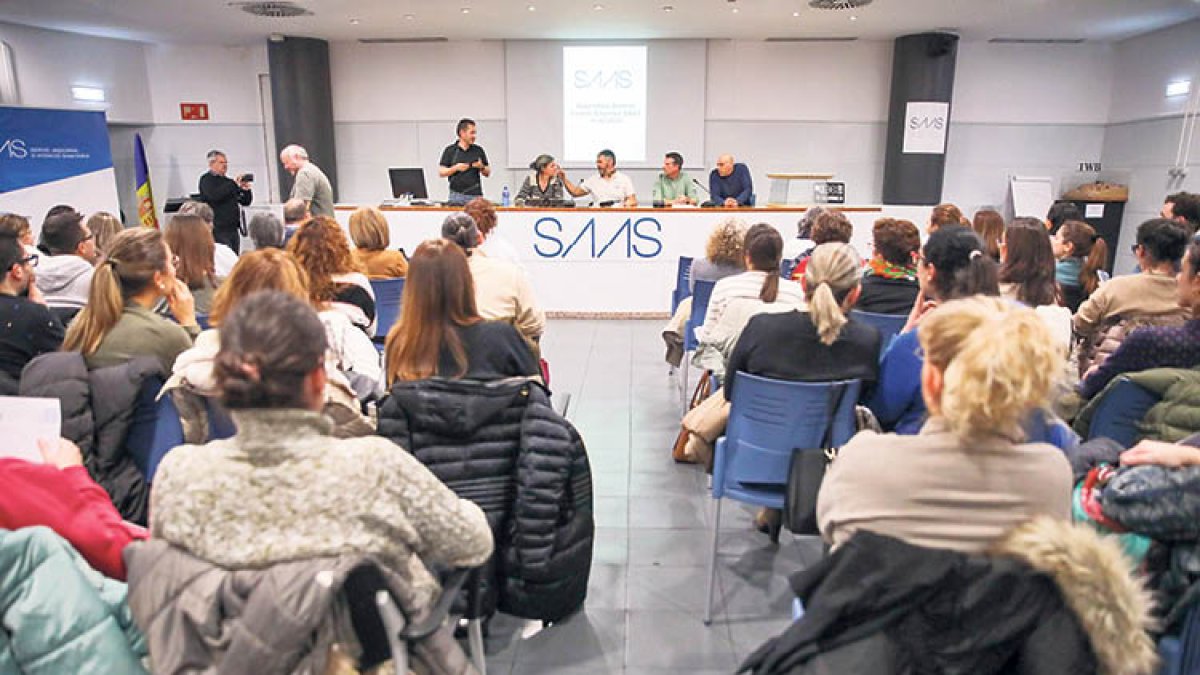 L’última assemblea dels treballadors del SAAS