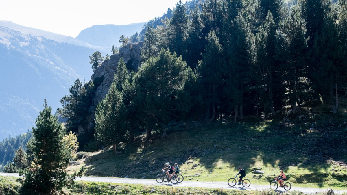 Ciclistes a la Massana