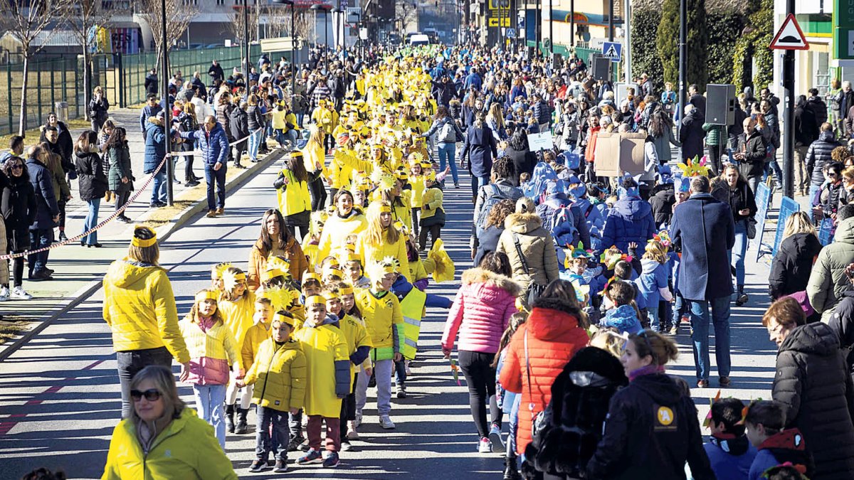 Febrer del 2023, primera rua amb totes les escoles de la capital.