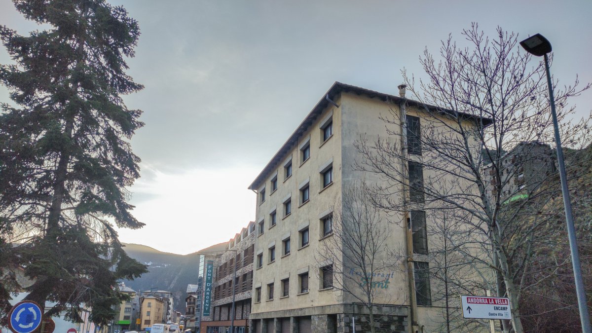 L’edifici de Canillo que se subhastarà.