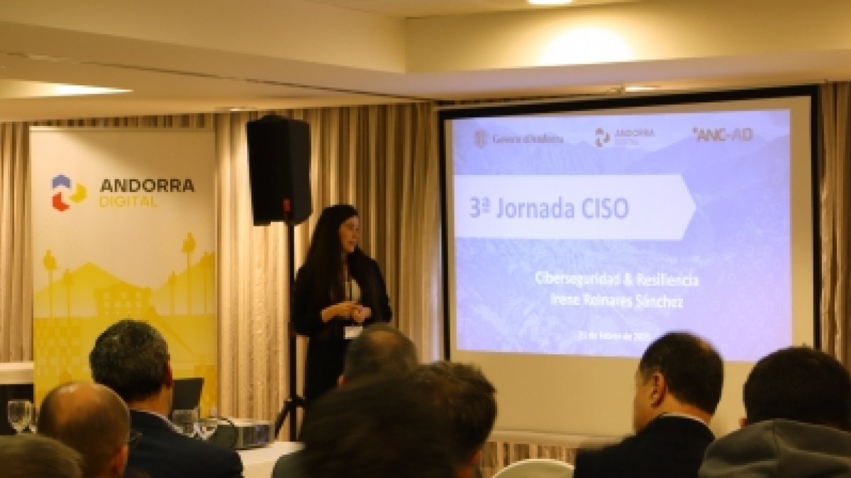 Una de les ponents de la Jornada CISO.