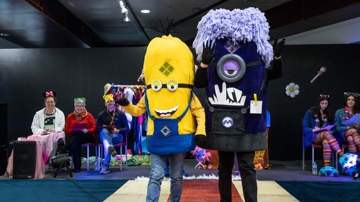 Els minions van aparèixer al concurs de disfresses de la Massana