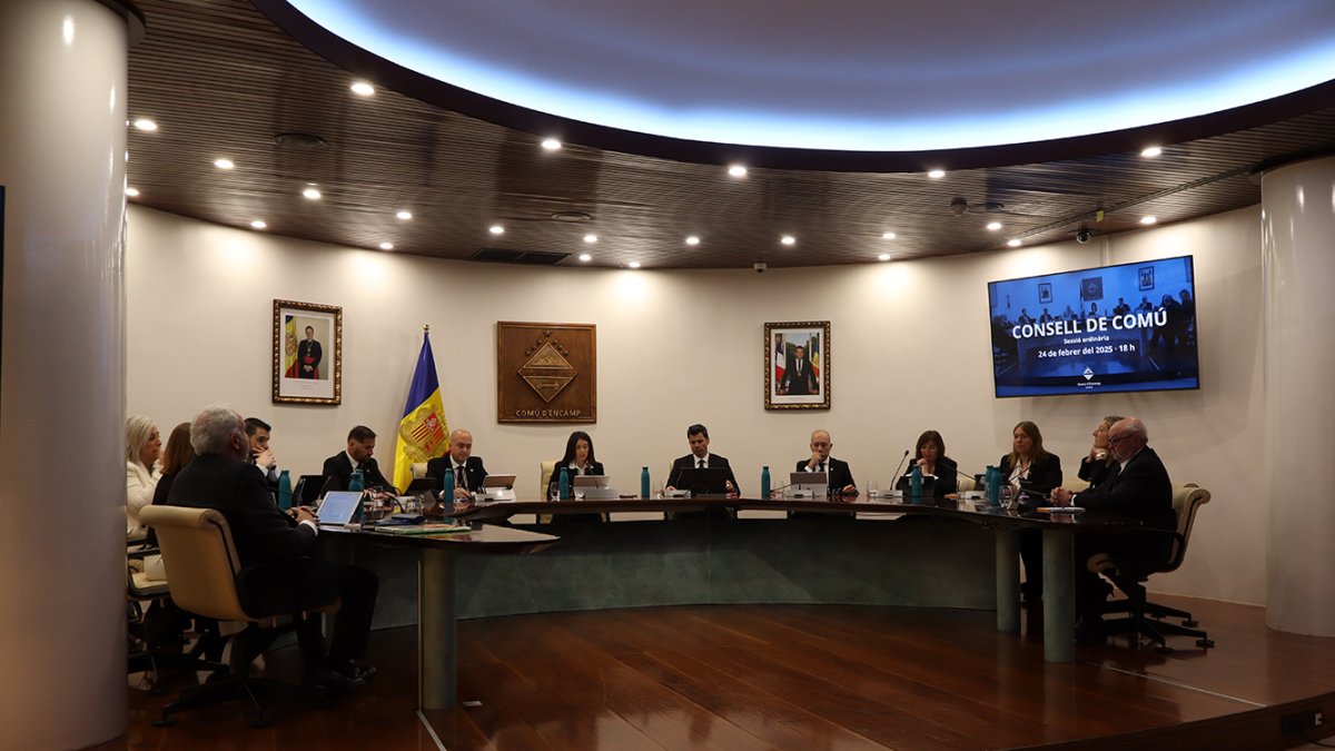 El consell del comú d'Encamp d'aquesta tarda
