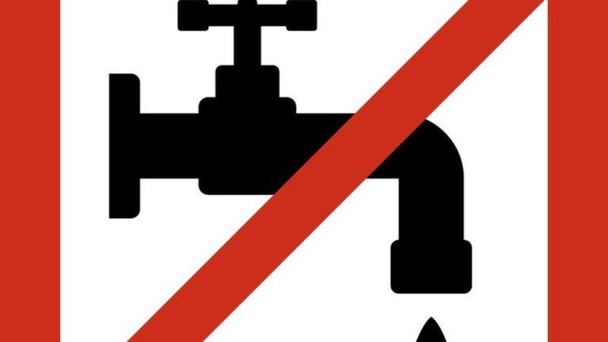 Tall d'aigua a Escàs i els Plans aquesta tarda