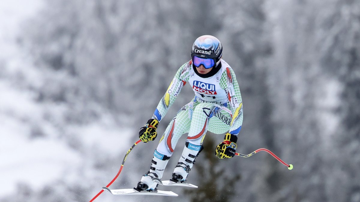 Cande Moreno, a l’entrenament de Kvitfjell.