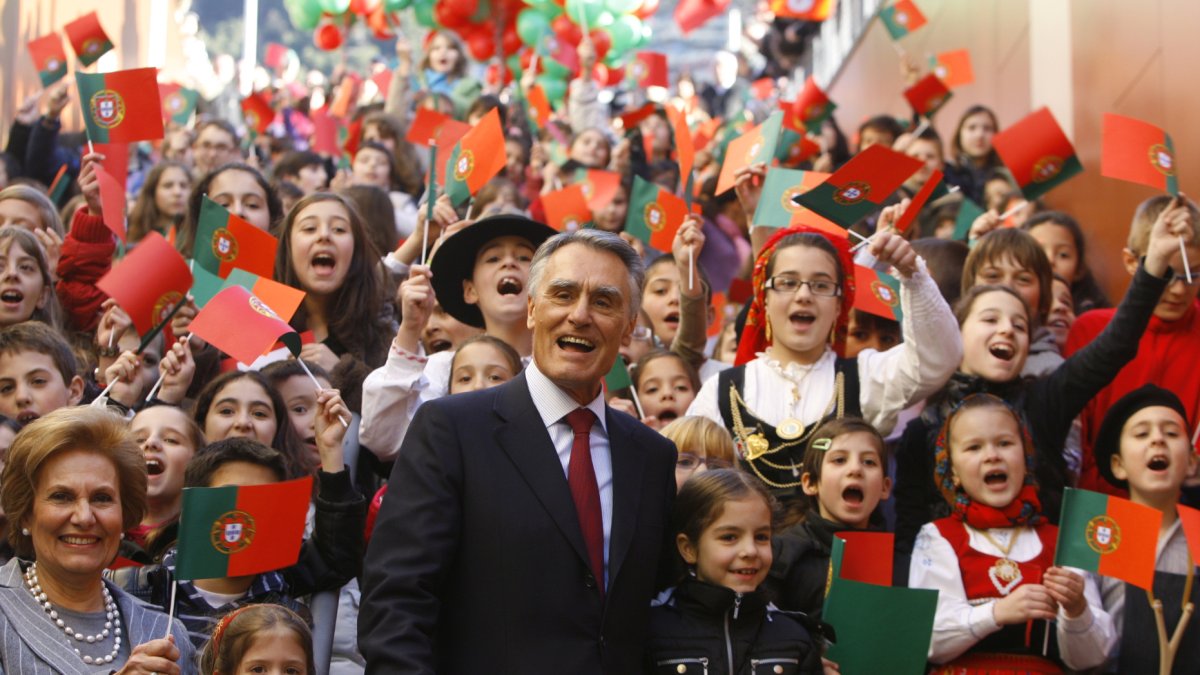 El president amb els infants lusitans durant la visita al Principat.