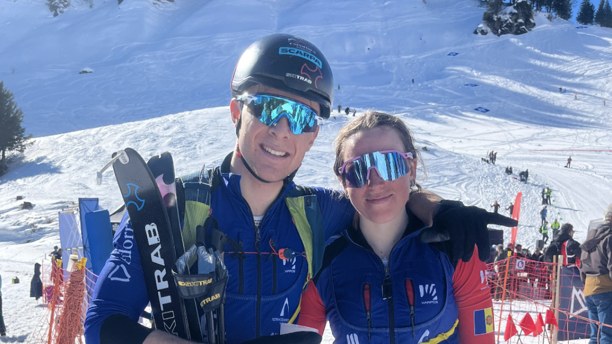 Oriol Olm i Lea Ancion després de la cursa.