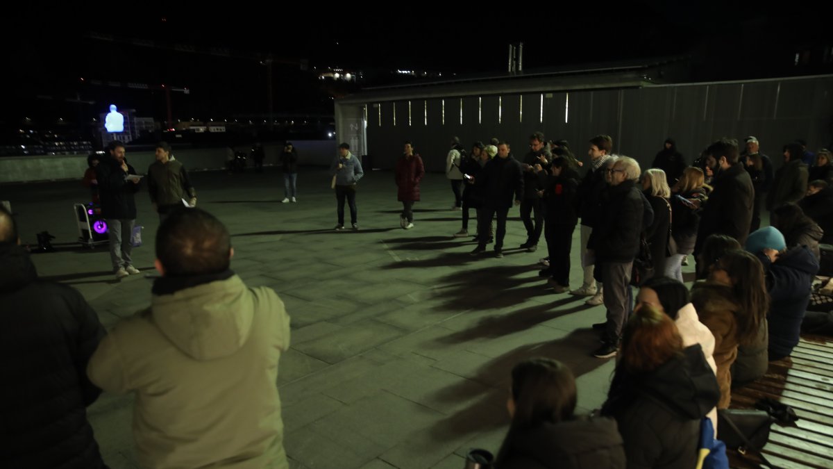 Un moment de l'última assemblea de la coordinadora de l'habitatge digne