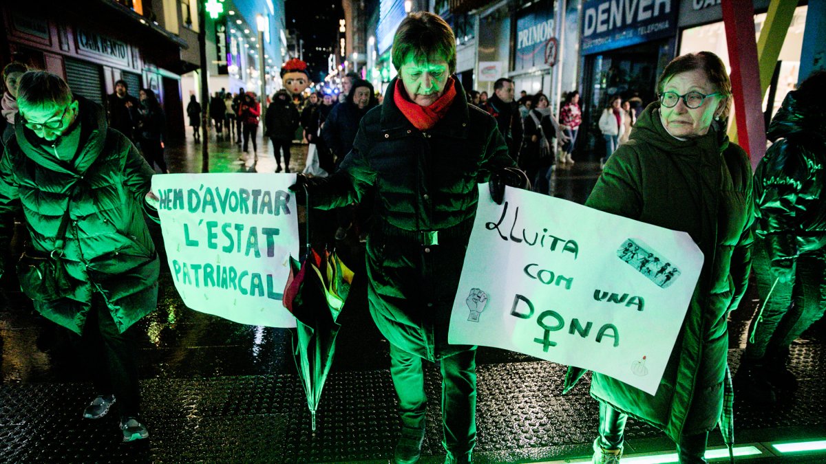 Manifestació de l’any passat pel 8-M.