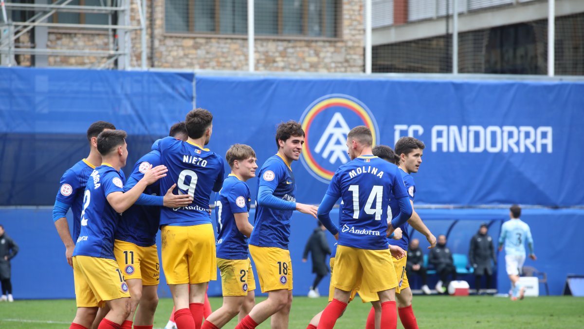 Victòria del FC Andorra contra el Celta B