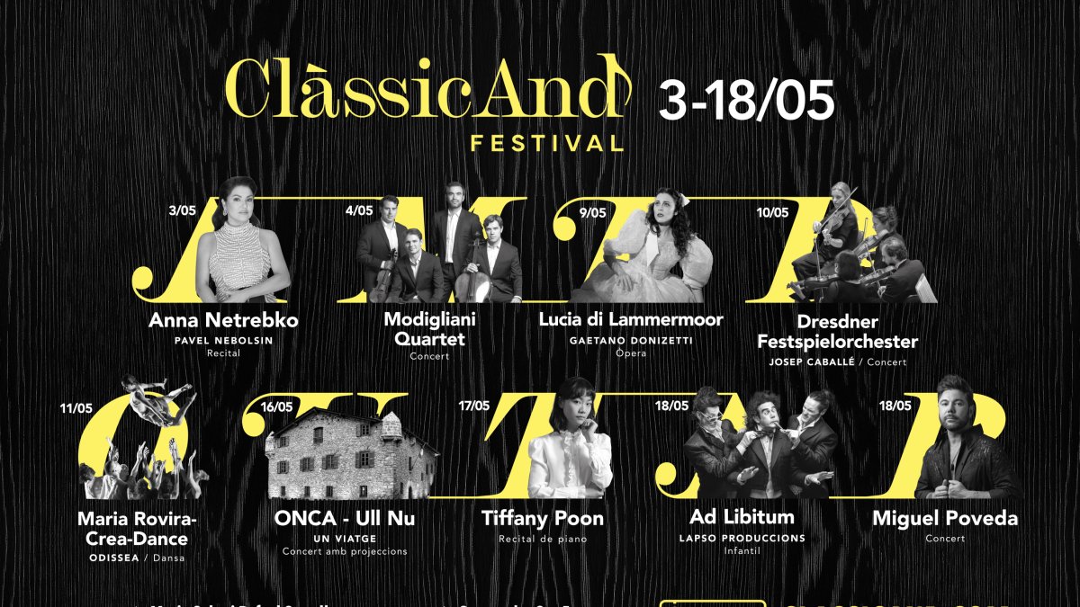 El cartell del ClàssicAnd 2025