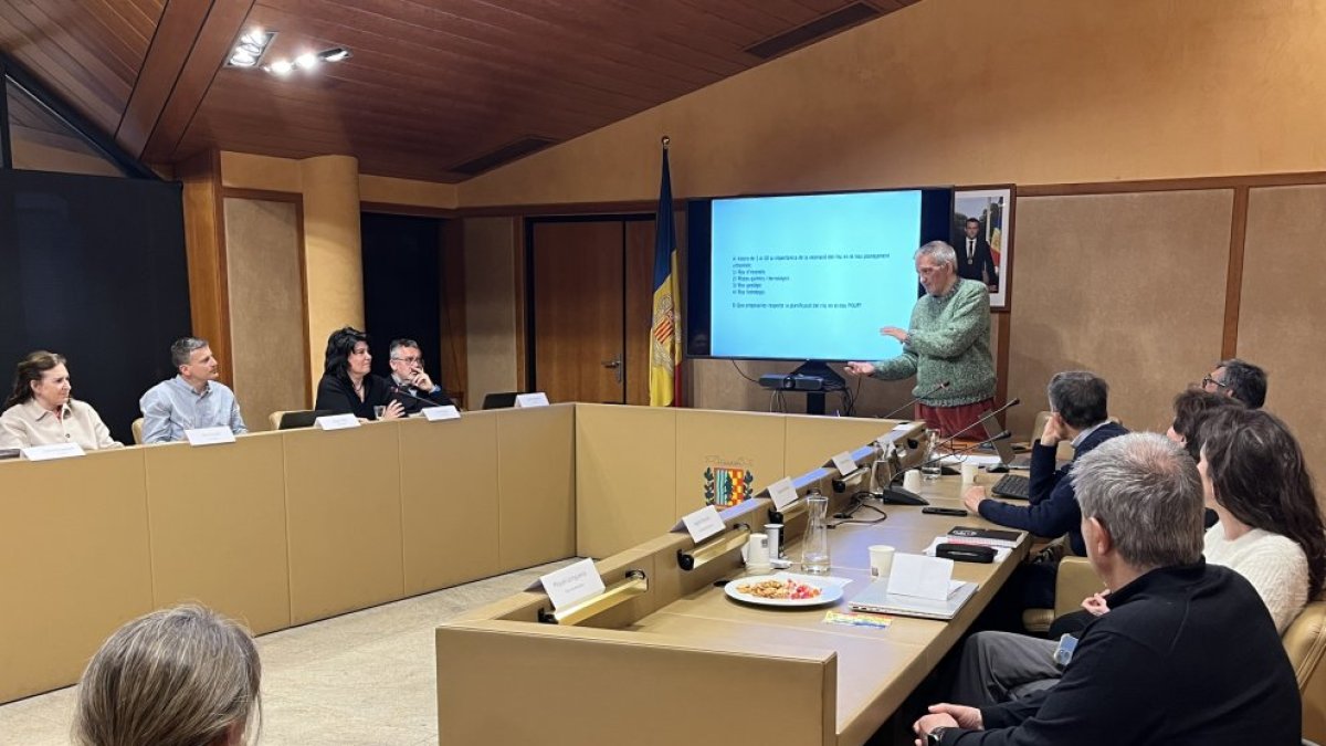 El consell consultiu del POUP de la Massana.