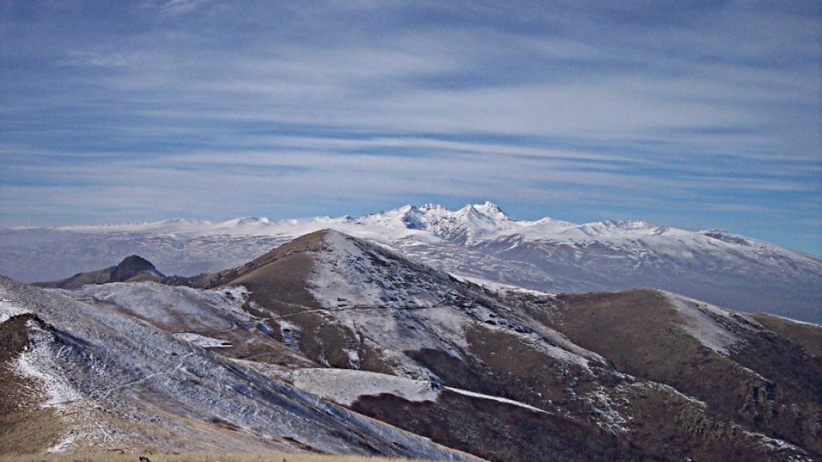 El cim dels Aragats.