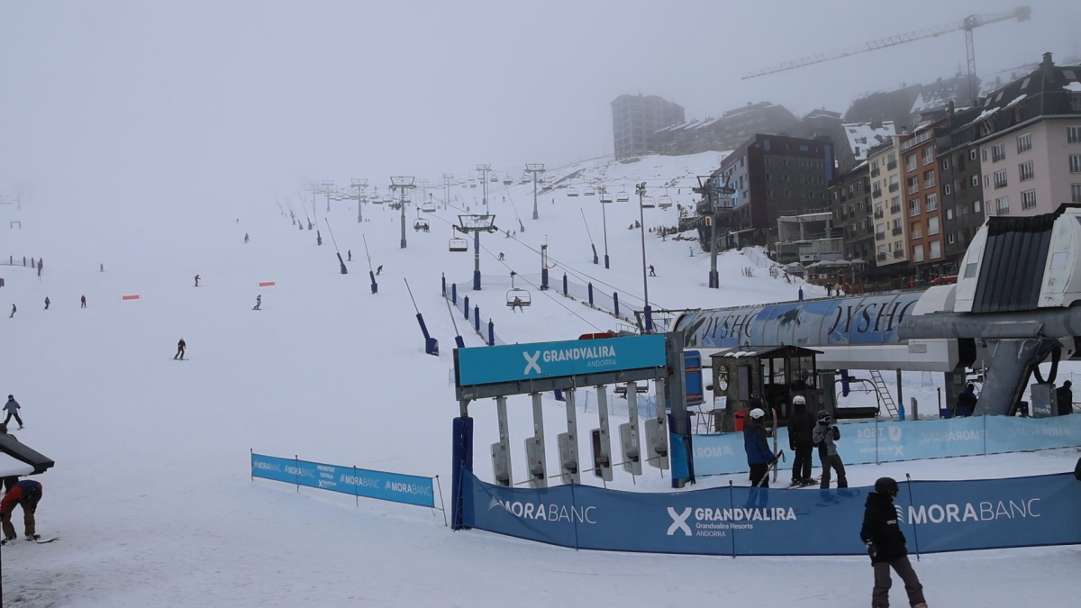 L'estació de Grandvalira del Pas de la Casa