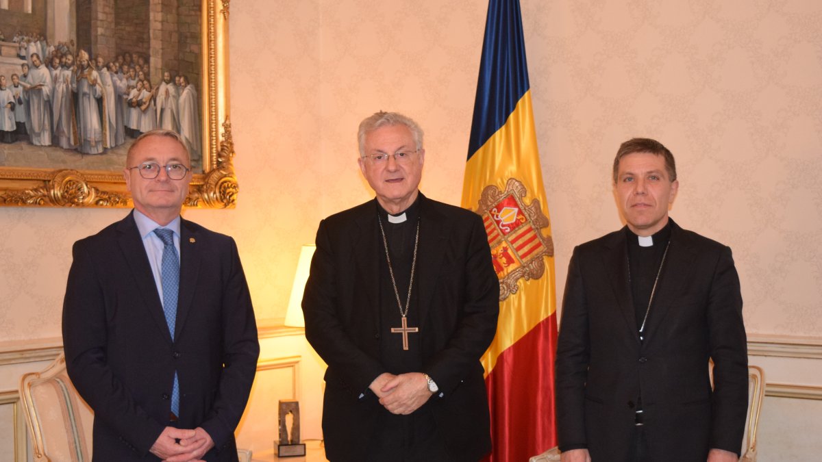 Patrice Faure, Enric Vives durant la seva trobada