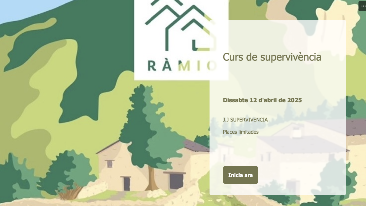 Les inscripcions al curs de supervivència han arrencat aquest dilluns