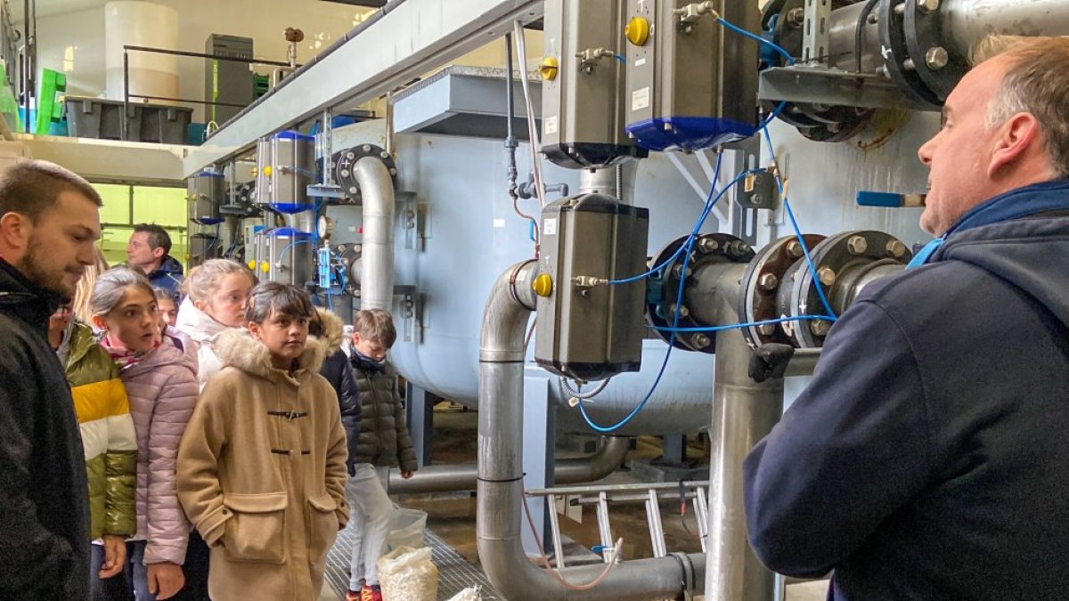 Visita a l’ETAP de les Pardines.