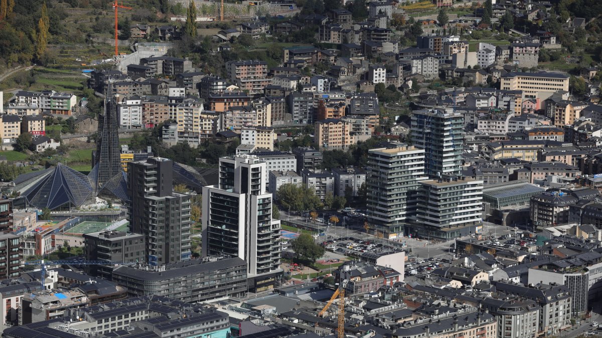 Vista d’Escaldes, on està ubicat l’habitatge del litigi.