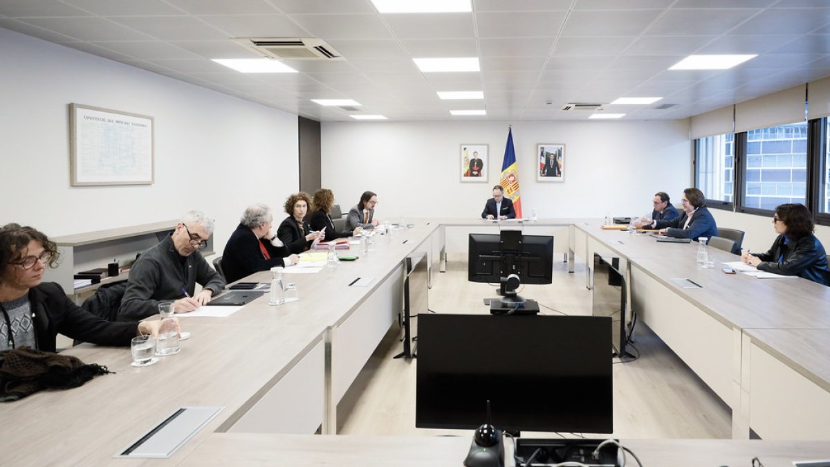 Reunió del pacte d’Estat per la UE.