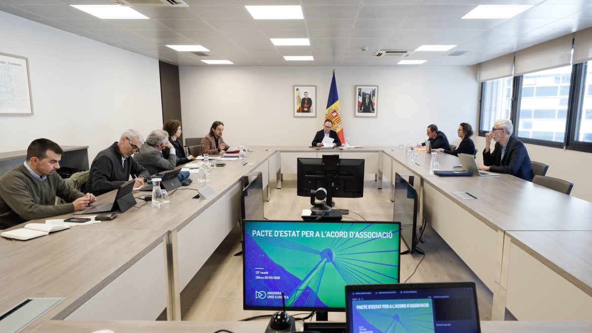 La reunió del Pacte d'Estat d'aquesta tarda