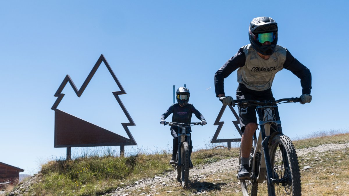 Imatges del Bike Park a l'estiu