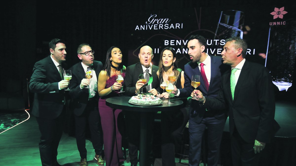 Un moment de la celebració del segon aniversari d’Unnic.