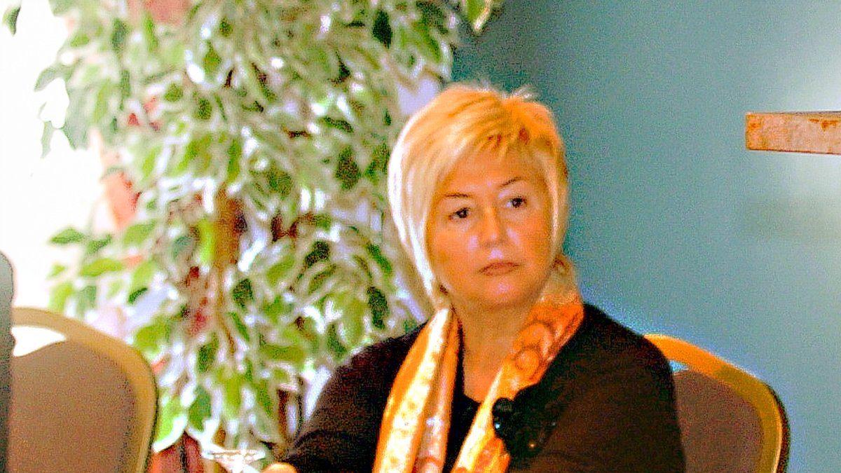 Anna Maria Zamora en un acte.