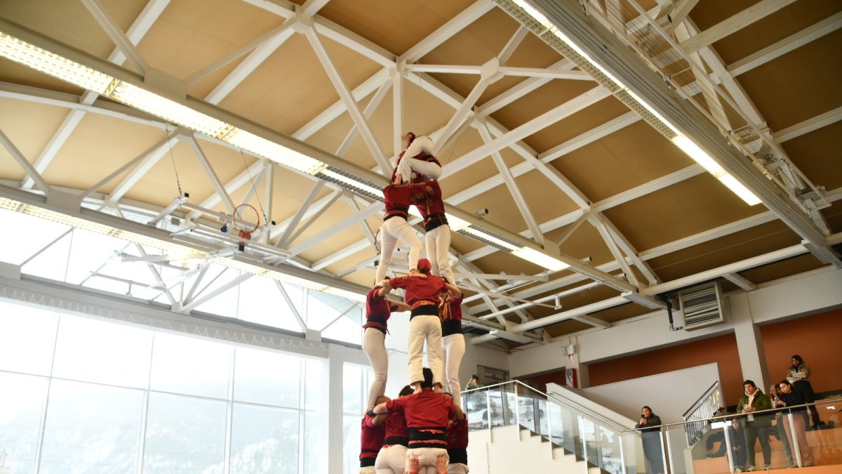 Els castellers d’Andorra a Canillo.