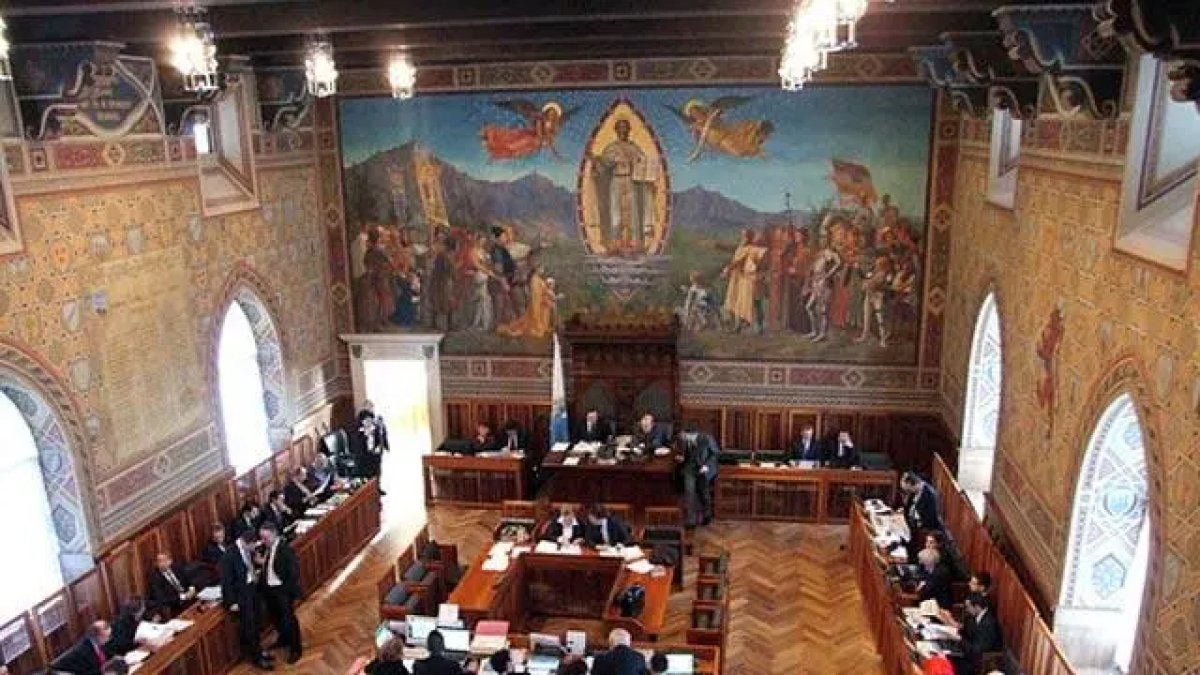 L’històric parlament sanmarinès.