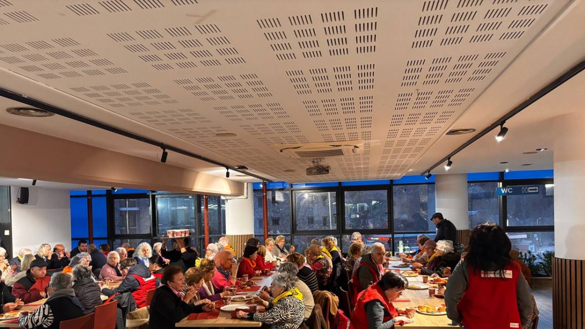 Una de les reunions amb gent gran.