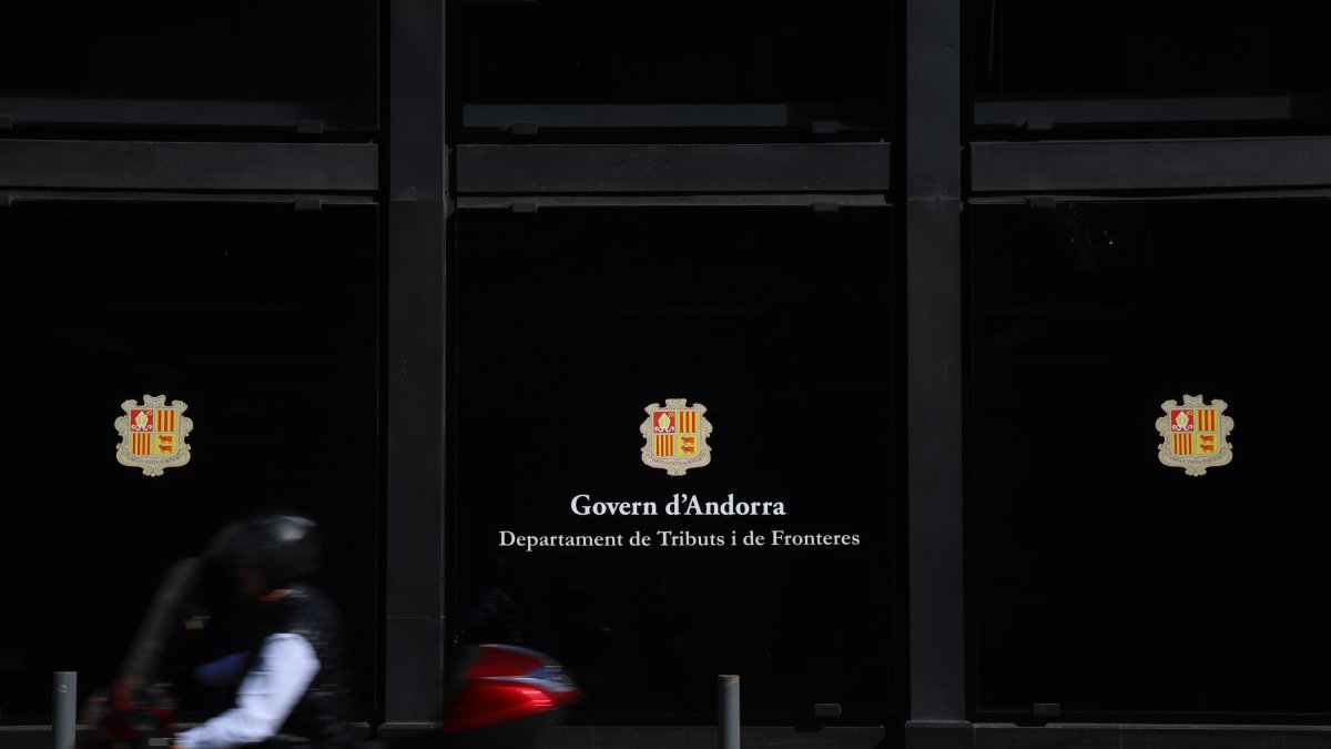 La façana de l'agència tributària