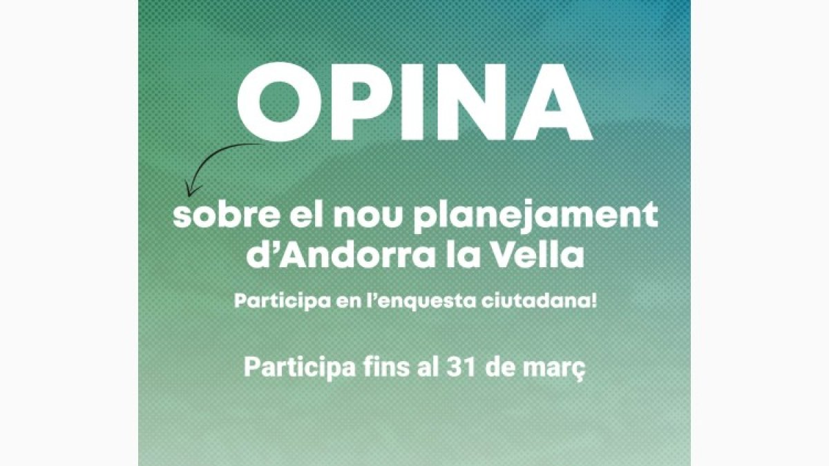 La imatge de la campanya del comú d'Andorra la Vella