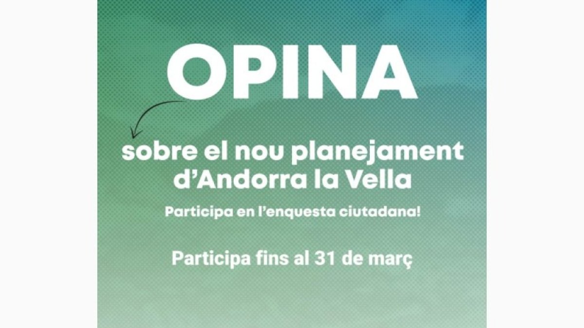 La imatge de la campanya del comú d'Andorra la Vella