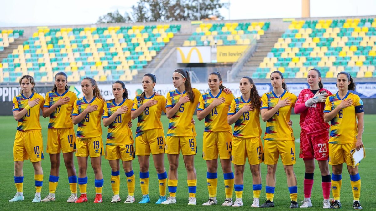 Les futbolistes tricolors, abans del partit