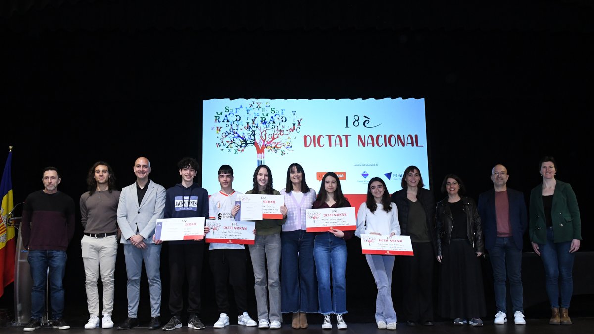 Els premiats del Dictat nacional