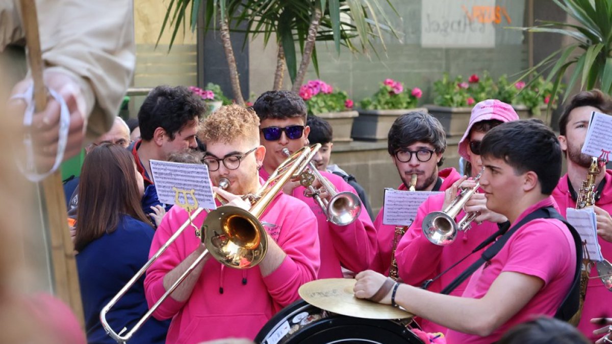 Un moment de la trobada.