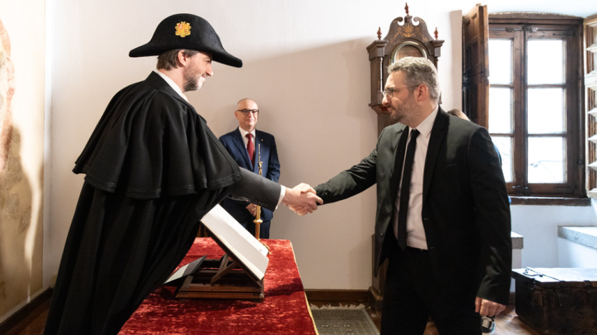 Jurament d’Eric Jover com a president de l’AFA.