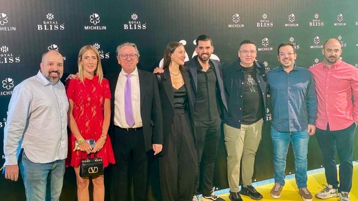Els representants dels restaurants premiats.