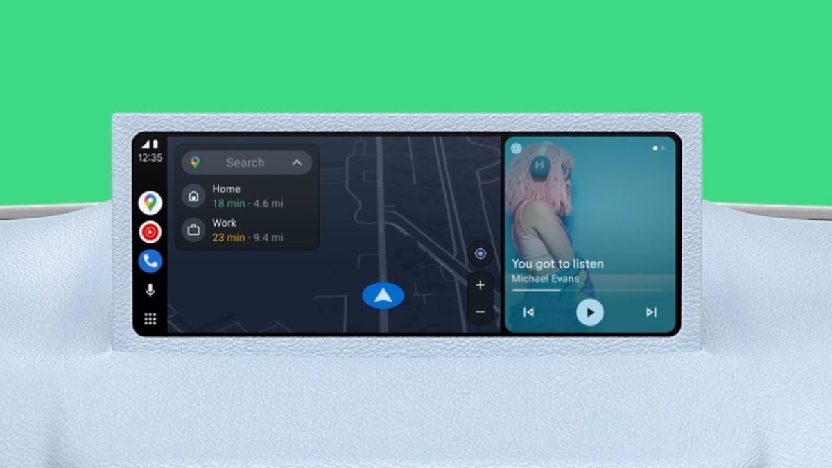 La pantalla Android Auto