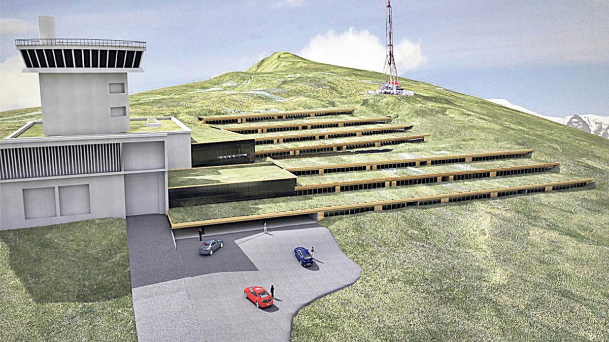 Imatge aèria de les futures instal·lacions.