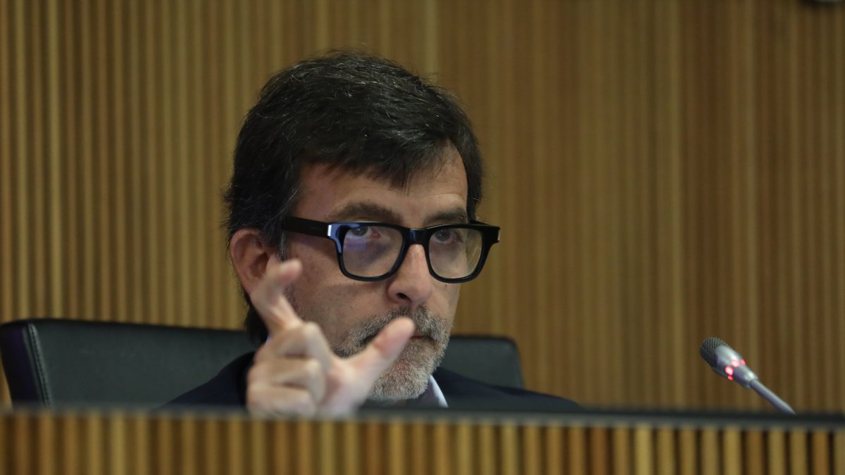 El president del fons, Jordi Cinca, en una compareixença.