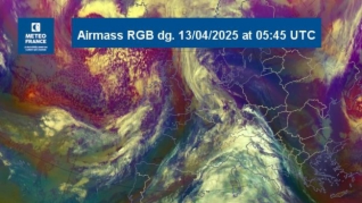 Una imatge del satèl·lit de meteorologia.